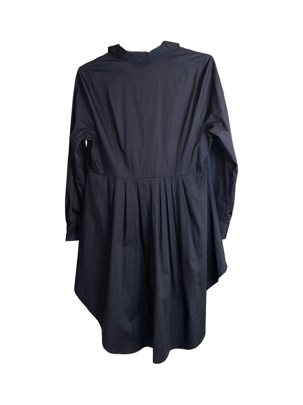 Lane Bryant Extreme Peplum Tunic Shirt Top Long Sleeve Black Size 16 New - Picture 5 of 8